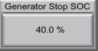 Generator Stop SOC Entry